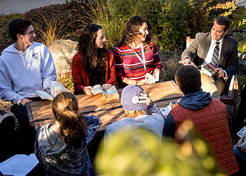 Photo of Whitworth students. Photo of Whitworth students.