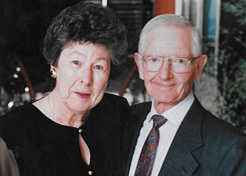 Photo of Georgene and Les Patten. Photo of Georgene and Les Patten.