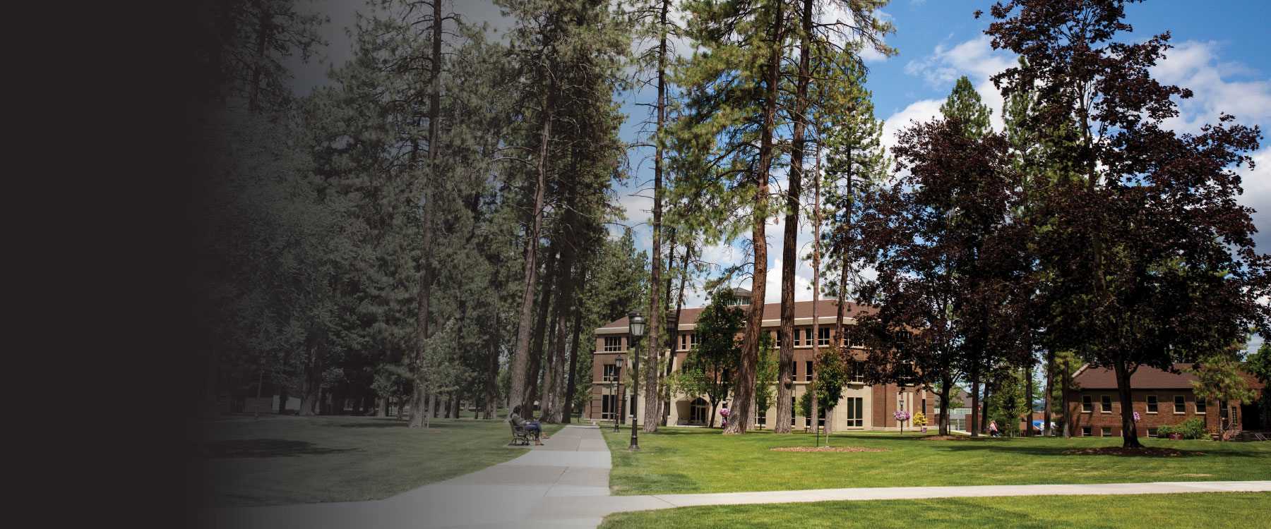 Photo of the Whitworth University campus.