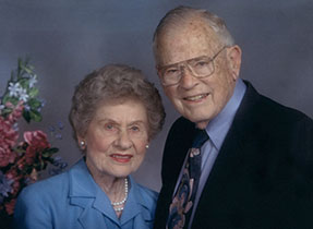  Photo of Loretta and Leonard “Bud” Myhre. Link to their story.