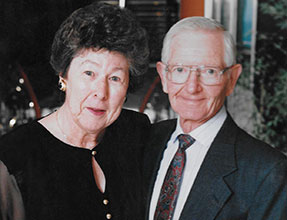 Photo of Georgene and Les Patten. Link to their story.